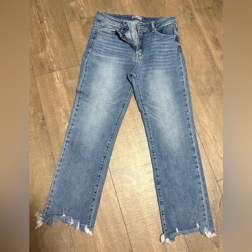 Kick crop jeans
